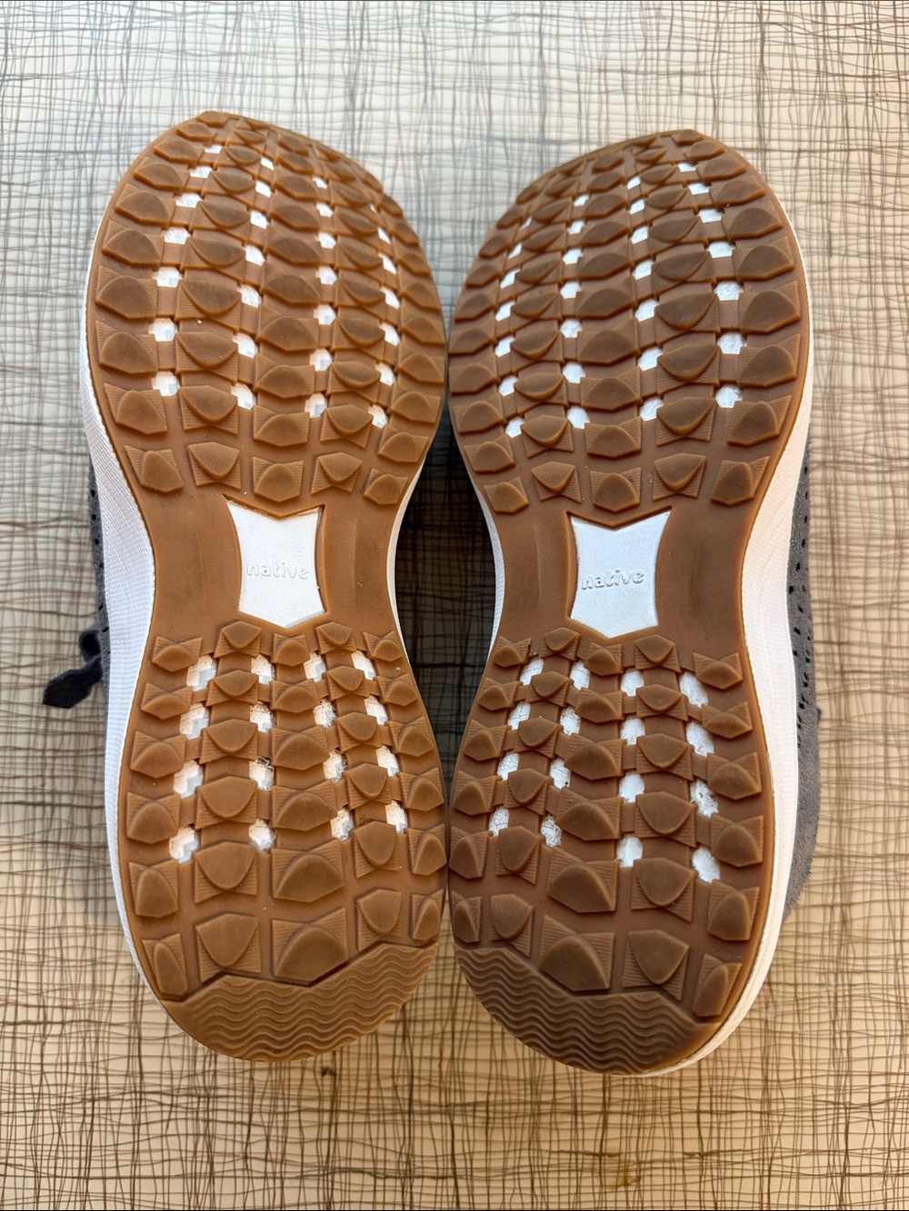 Native Gray Perforated Suede slip on Sneakers - Picture 5 of 7